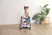 Jedálenská stolička s hojdačkou a autosedačkou Highchair Pink Maxi Cosi&Quinny Smoby trojkombinácia s bezpečnostným pásom pre 42 cm bábiku