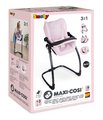 Jedálenská stolička s hojdačkou a autosedačkou Highchair Pink Maxi Cosi&Quinny Smoby trojkombinácia s bezpečnostným pásom pre 42 cm bábiku
