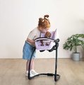 Jedálenská stolička s hojdačkou a autosedačkou Highchair Pink Maxi Cosi&Quinny Smoby trojkombinácia s bezpečnostným pásom pre 42 cm bábiku