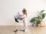 Jedálenská stolička s hojdačkou a autosedačkou Highchair Sandy Maxi Cosi&Quinny Smoby trojkombinácia s bezpečnostným pásom pre 42 cm bábiku