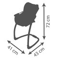 Jedálenská stolička s hojdačkou a autosedačkou Highchair Sandy Maxi Cosi&Quinny Smoby trojkombinácia s bezpečnostným pásom pre 42 cm bábiku