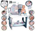 Zdravotnícky pult pre lekára Baby Care Center Smoby elektronický so zvukom a svetlom a bábika s 28 doplnkami