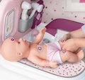 Zdravotnícky a prebaľovací pult Violette Baby Care Center Smoby s elektronickým displejom a 30 cm bábika s 25 doplnkami 68 cm výška