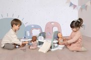 Domček pre bábiku s 5 hernými zónami Baby Care Childcare Center Smoby skladací a prenosný so 6 doplnkami
