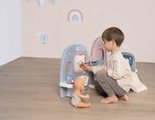Domček pre bábiku s 5 hernými zónami Baby Care Childcare Center Smoby skladací a prenosný so 6 doplnkami