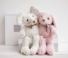 Plyšový zajačik Beige Bunny Copain Calin Histoire d’ Ours béžový 40 cm v darčekovom balení od 0 mes