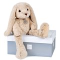 Plyšový zajac Bunny Beige Copain Calin Histoire d’ Ours v darčekovom balení béžový 50 cm od 0 mes