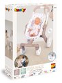 Kočík športový s textilným poťahom Pop Pushchair Natur D'Amour Baby Nurse Smoby s otočnými kolesami pre 42 cm bábiku výška rúčky 54 cm od 18 mes