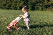 Kočík športový s otočnými kolieskami Pop Pushchair Soft Baby Nurse Smoby s textilným poťahom pre 42 cm bábiku výška rúčky 53 cm od 18 mes