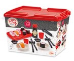Potraviny do kuchynky Sushi 100% Chef Écoiffier 23 doplnkov v dóze od 18 mes