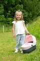 Kočík trojkombinácia Powder Pink 3in1 Maxi Cosi&Quinny Smoby hlboký a športový a prenosná postieľka pre 42 cm bábiku