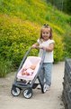 Kočík trojkombinácia Powder Pink 3in1 Maxi Cosi&Quinny Smoby hlboký a športový a prenosná postieľka pre 42 cm bábiku