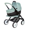 Kočík trojkombinácia Maxi Cosi 3in1 Pushchair+Pram Sage Smoby hlboký/športový/prenosná postieľka pre 42 cm bábiku olivový