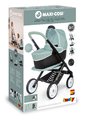 Kočík trojkombinácia Maxi Cosi 3in1 Pushchair+Pram Sage Smoby hlboký/športový/prenosná postieľka pre 42 cm bábiku olivový