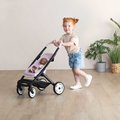 Kočík trojkombinácia Puschair Pink Maxi Cosi&Quinny Smoby hlboký športový a prenosná postieľka pre 42 cm bábiku výška rúčka 64 cm