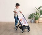 Kočík trojkombinácia Puschair Pink Maxi Cosi&Quinny Smoby hlboký športový a prenosná postieľka pre 42 cm bábiku výška rúčka 64 cm