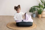 Kočík trojkombinácia Puschair Pink Maxi Cosi&Quinny Smoby hlboký športový a prenosná postieľka pre 42 cm bábiku výška rúčka 64 cm