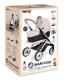 Kočík trojkombinácia Puschair Sandy Maxi Cosi&Quinny Smoby hlboký športový a prenosná postieľka pre 42 cm bábiku výška rúčka 64 cm