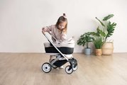 Kočík trojkombinácia Puschair Sandy Maxi Cosi&Quinny Smoby hlboký športový a prenosná postieľka pre 42 cm bábiku výška rúčka 64 cm