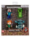 Figúrky zberateľské Minecraft Figures 4-Pack Jada kovové sada 4 druhov výška 6 cm