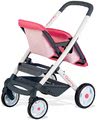 Kočík pre dve bábiky Trio Pastel Maxi Cosi & Quinny Smoby ružový