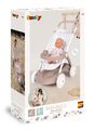 Kočík športový s textilným poťahom Pushchair Natur D'Amour Baby Nurse Smoby pre 42 cm bábiku výška rúčky 58 cm od 18 mes