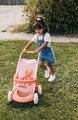 Kočík športový s textilným poťahom Pushchair Soft Baby Nurse Smoby pre 42 cm bábiku výška rúčky 58 cm od 18 mes