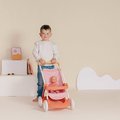 Kočík športový s textilným poťahom Pushchair Soft Baby Nurse Smoby pre 42 cm bábiku výška rúčky 58 cm od 18 mes