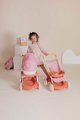Kočík športový s textilným poťahom Pushchair Soft Baby Nurse Smoby pre 42 cm bábiku výška rúčky 58 cm od 18 mes