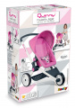 Kočík pre bábiku Maxi Cosi & Quinny Jogger Smoby športový polohovateľný ružový