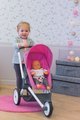 Kočík pre bábiku Maxi Cosi & Quinny Jogger Smoby športový polohovateľný ružový