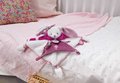 Plyšový zajačik na maznanie Lapin Cerise Doudou et Compagnie v darčekovom balení ružový 27 cm od 0 mes