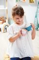 Jedálenská súprava v dóze Breakfast Box Vert Azur Écoiffier s jedlom 35 dielov od 18 mes