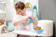 Jedálenská súprava v dóze Breakfast Box Vert Azur Écoiffier s jedlom 35 dielov od 18 mes