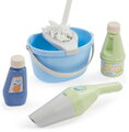 Cărucior de curățenie Cleaning trolley Écoiffier cu găleată și mătură 8 accesorii