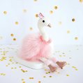 Plyšová labuť kľúčenka Pink Swan Key Ring Histoire d’ Ours ružová 12 cm od 24 mes