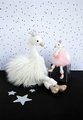 Plyšová labuť kľúčenka Pink Swan Key Ring Histoire d’ Ours ružová 12 cm od 24 mes