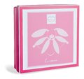 Plyšový zajačik na maznanie Bunny Pink Collector Doudou et Compagnie v darčekovom balení ružový 28 cm od 0 mes