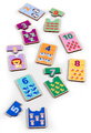 Drevené puzzle s číslami Games Numbers Account Eichhorn 20 dielikov s obrázkami zvieratiek a objektov od 24 mes