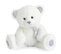 Plyšový medvedík Ours Charms White Histoire d’ Ours v darčekovom balení biely 24 cm od 0 mes