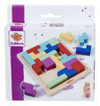 Drevená hra Tetris Games Shape Eichhorn 20 farebných kociek s podložkou