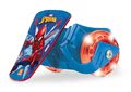 Klip na topánky s kolieskami a svetlom Spiderman Mondo ložiská 608ZZ, PVC kolieska 68 mm priemer od 5 rokov