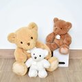 Plyšový medvedík Ours Titours White Histoire d’ Ours biely 27 cm od 0 mes