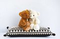 Plyšový medvedík Ours Titours White Histoire d’ Ours biely 34 cm od 0 mes