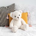Plyšový medvedík Ours Titours White Histoire d’ Ours biely 50 cm od 0 mes