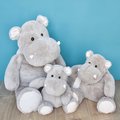 Plyšový hrošík Hippo Histoire d’ Ours sivý 48 cm od 0 mes