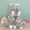 Plyšový hrošík Hippo Histoire d’ Ours sivý 48 cm od 0 mes