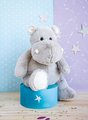 Plyšový hrošík Hippo Histoire d’ Ours sivý 32 cm od 0 mes