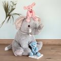 Plyšový sloník Elephant Histoire d’ Ours sivý 48 cm od 0 mes