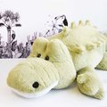 Plyšový krokodíl Croco Histoire d’ Ours zelený 80 cm od 0 mes